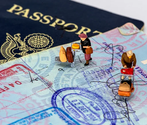 Passport with Thailand visa stamps — MM-Thai Visa immigration services