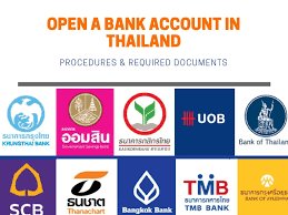 Thai bank account opening procedures — Bangkok Bank, Kasikorn, SCB, Krungsri, Krungthai